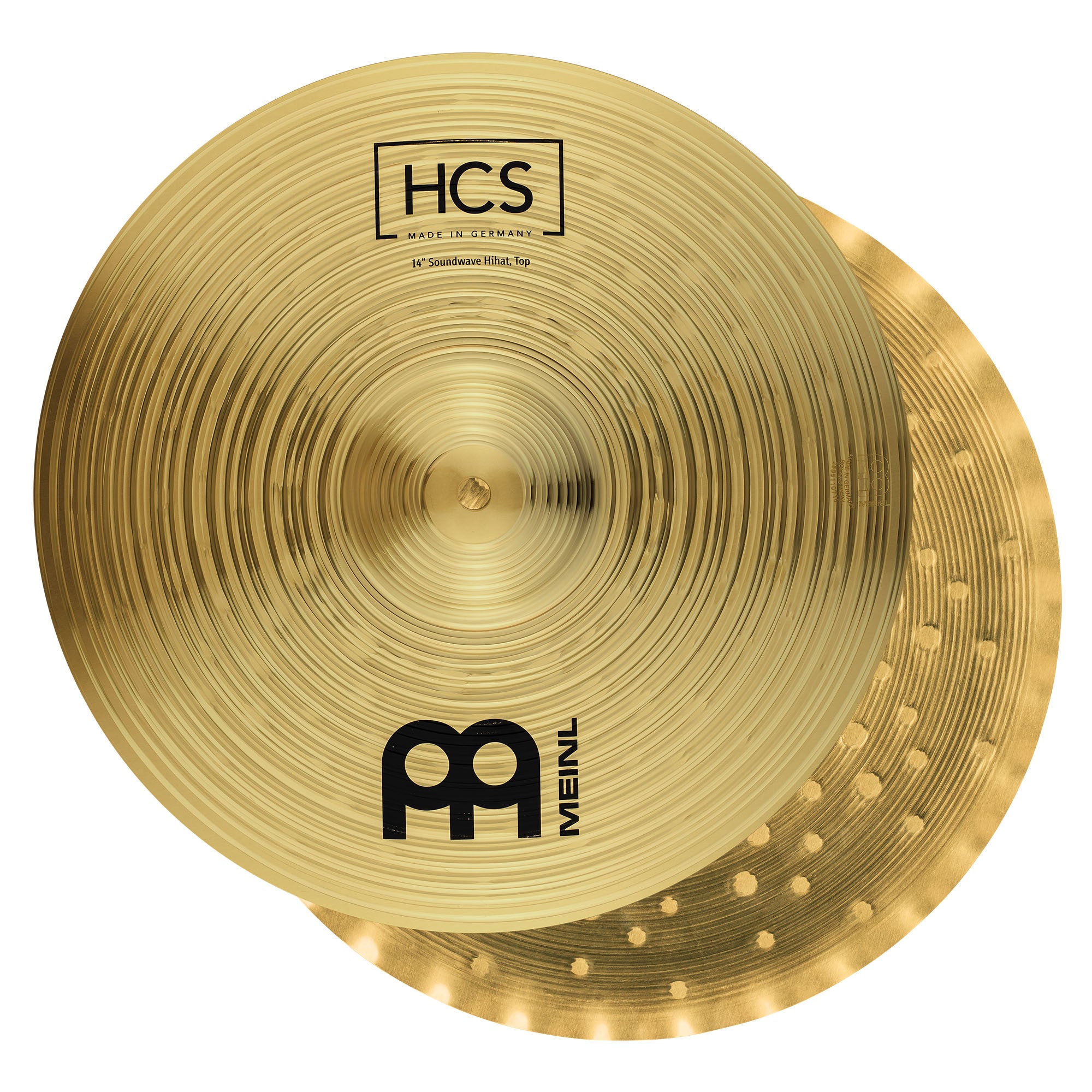 ~NEW!~ Meinl HCS14SWH HCS 14" Soundwave Hi-Hat Pair Cymbals